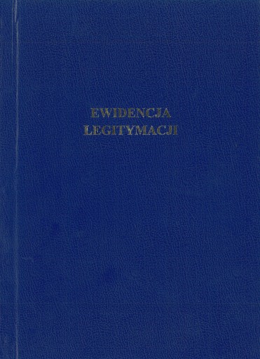EWIDENCJA LEGITYMACJI PRACOWNIKA OCHRONY