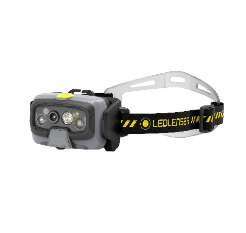 Ledlenser HF8R Work Black/Yellow, latarka czołowa, 1600 lm