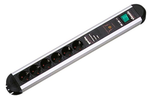 Bachmann 331.071 PRIMO 6xSchuko GVS 1xSwitch Str
