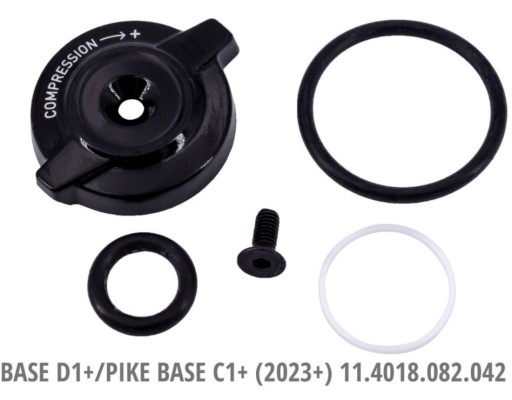 RockShox pokrętło kompresji Lyrik Pike Base D1+