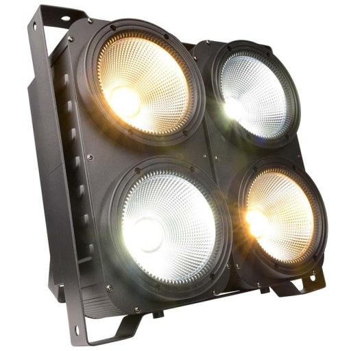 OŚWIETLACZ SCENICZNY REFLEKTOR STROBOSKOP REGULOWANA BARWA BLINDER LED 4x10