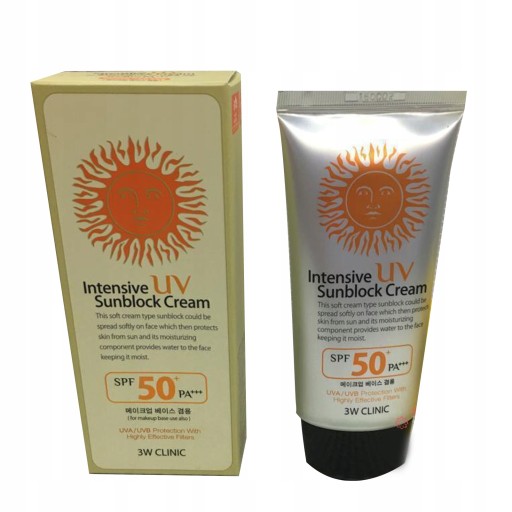 3W CLINIC KREM PRZECIWSŁONECZNY 50 SPF 70 ML