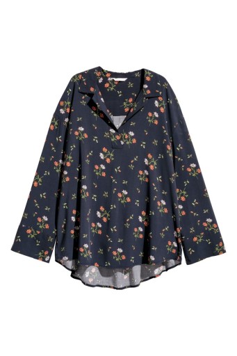 H&M 36 S Bluzka z dekoltem w serek koszula