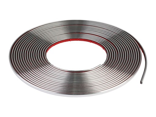 LISTWA TAŚMA OZDOBNA CHROM 6 MM 8M