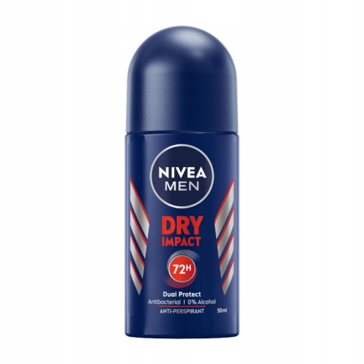 NIVEA MEN Dry Impact Antyperspirant męski w kulce pod pachę roll-on 50ml