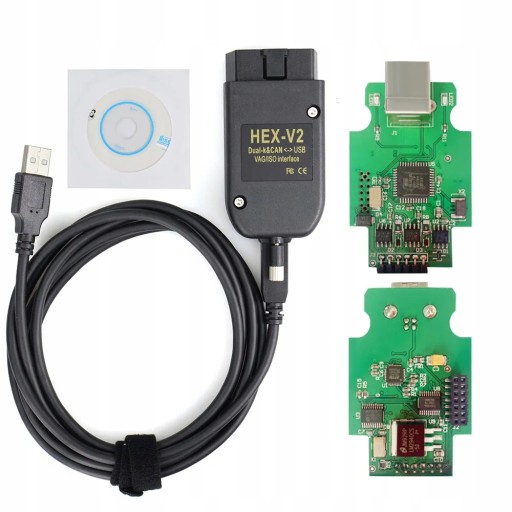 Interfejs diagnostyczny HEX-V2 VAG VCDS 23.3.1 POLSKI zeszyt kodowań