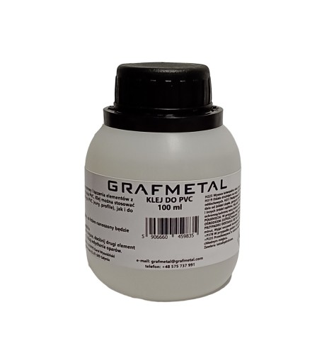 Klej do rur PCV PVC 100 ml spawanie chemiczne szybkoschnący PVC-U