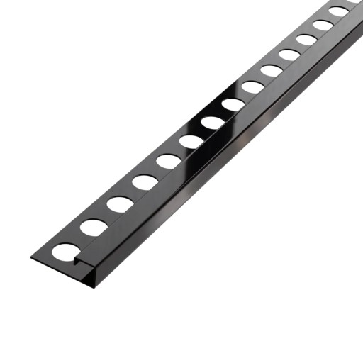 Listwa kwadratowa ozdobna czarny poler 10,5 mm