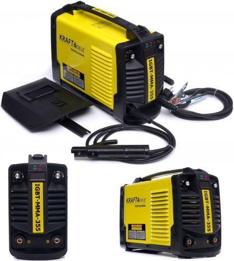 SPAWARKA INWERTOROWA 355A 230V IGBT MMA LCD JAKOŚĆ