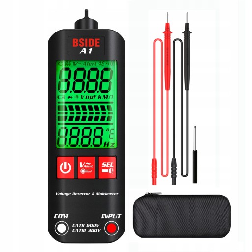 BSIDE A1 Mini Multimetr Cyfrowy tester LCD