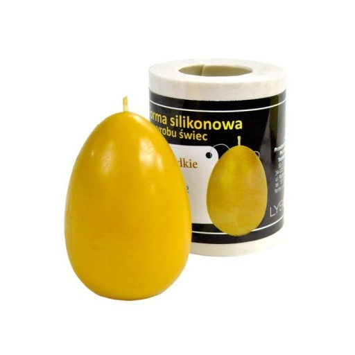 Forma silikonowa Jajko gładkie duże – wys. 7,5cm