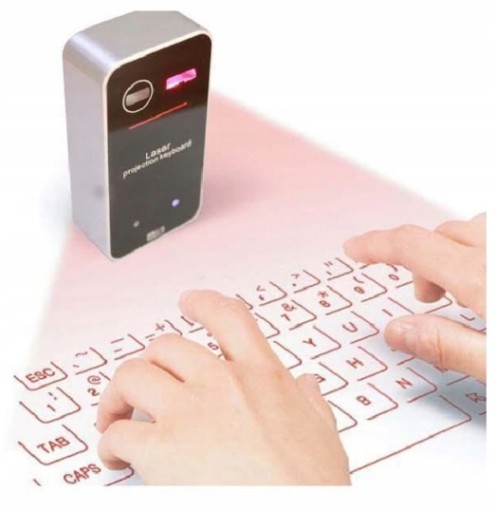 KLAWIATURA LASEROWA BLUETOOTH USB ANDROID IOS WINDOWS