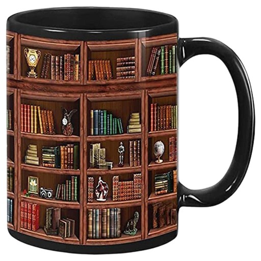 Kubek kawy Kubek literacki Kubek bibliotekarza Mól książkowy