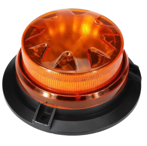 LAMPA OSTRZEGAWCZA KOGUT UFO 12/24V MAGNES 24 LED