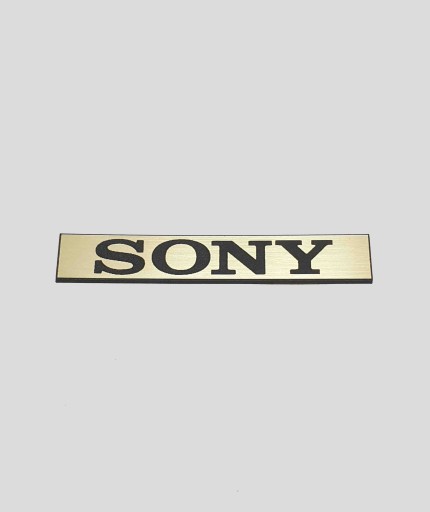 SONY naklejka emblemat 30 x 5 mm*ZŁOTA