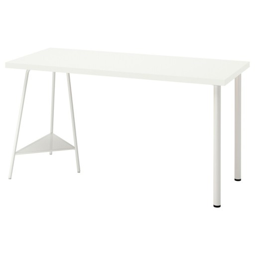 IKEA LAGKAPTEN TILLSLAG Biurko biały 140x60 cm
