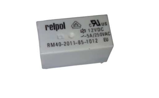 Przekaźnik SPDT Relpol RM40 5A 12V.