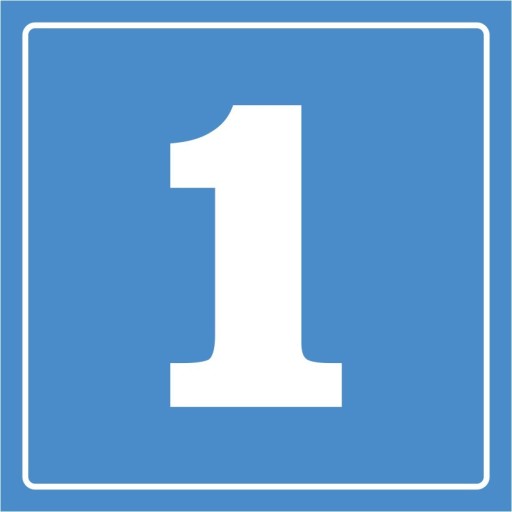 Nr.24 Cyfra 1 - TABLICA OSTRZEGAWCZA