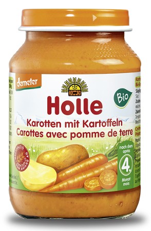 HOLLE Marchew z Ziemniaczkami Beta-Karoten 190g