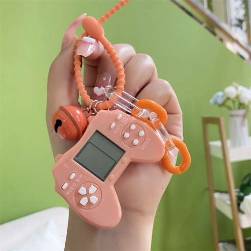 Mini Tetris uchwyt Retro Konsola Do Gier brelok do kluczy