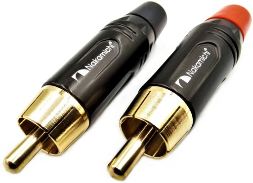 WTYK RCA CINCH NAKAMICHI GOLD MIEDŹ OFC 7mm 2szt
