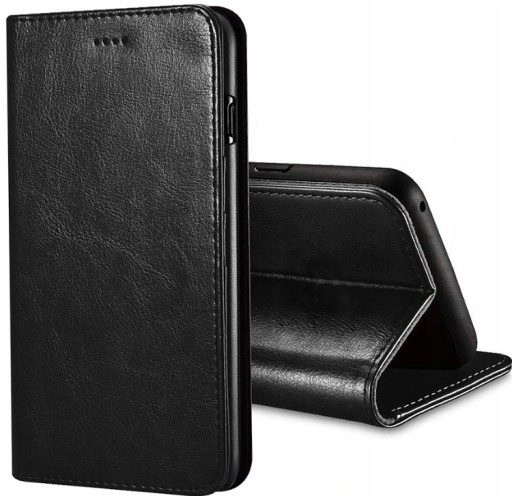 LUKSUSOWE ETUI SKÓRZANE SAMSUNG J3 2017 + SZKŁO x3