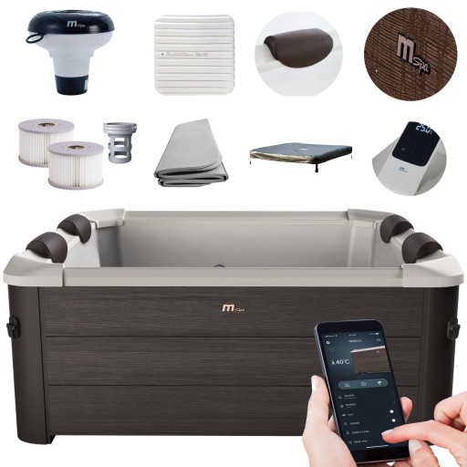 MSPA TRIBECA OGROMNE SZTYWNE PANELOWE OGRODOWE SPA