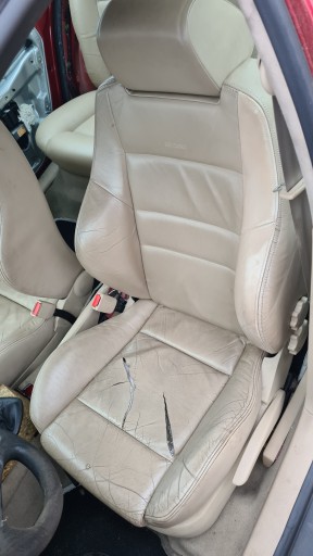 VW BORA SEDAN FOTELE,KANAPA RECARO SKÓRA BEŻOWA