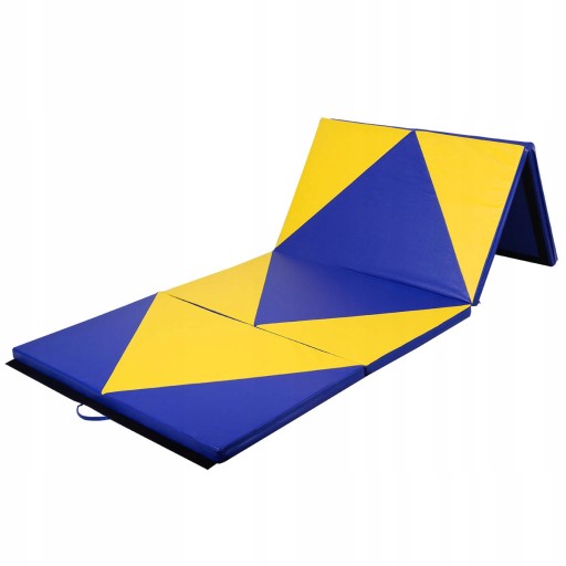 Mata do ćwiczeń Costway 300 cm x 120 cm wielokolorowy