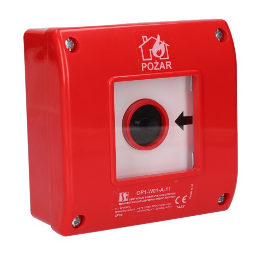 SPAMEL PRZYCISK PRZECIWPOŻAROWY N/T ROP IP65