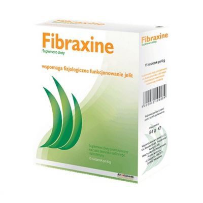 FIBRAXINE na trawienie zaparcia 15 saszetek po 6 g