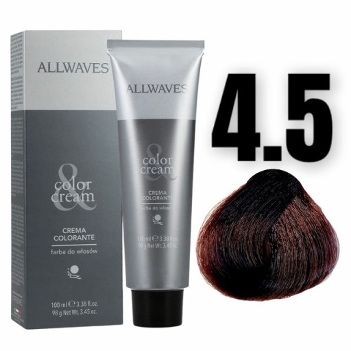 ALLWAVES Color Cream 4.5 100ml farba do włosów