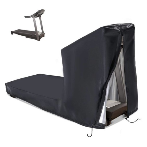 Non-foldable treadmill cover with string,