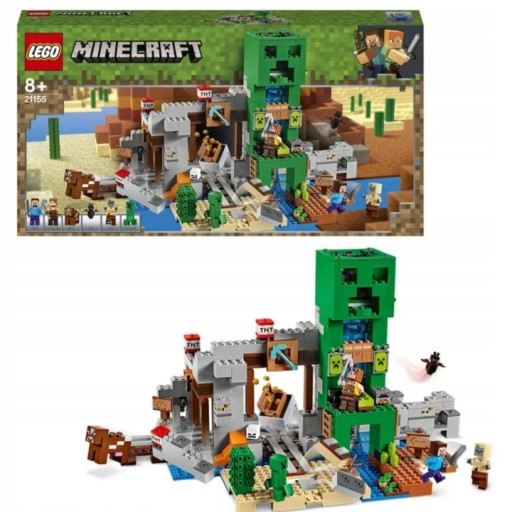 LEGO MINECRAFT KOPALNIA CREEPERÓW 21155 8+