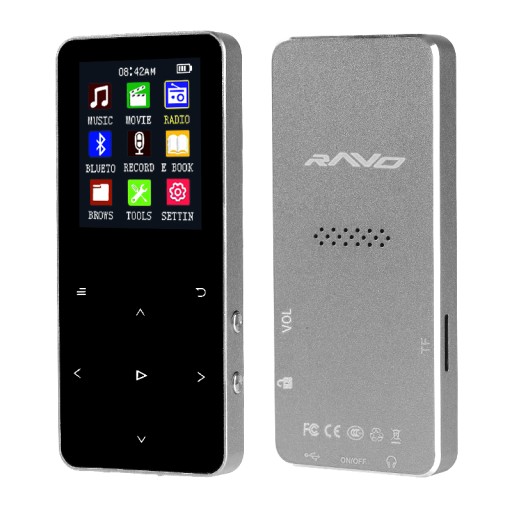 MP4 Ravo T5 srebrny 8 GB