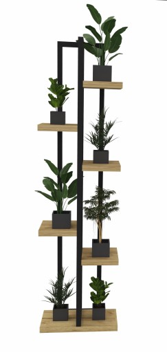 KWIETNIK STOJĄCY LOFT INDUSTRIALNY STOJAK