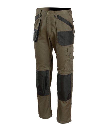 Spodnie ODPINANE NOGAWKI khaki 32