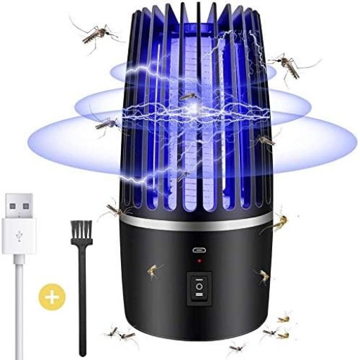 UV LAMPA PUŁAPKA OWADOBÓJCZA NA KOMARY MUCHY OSY ĆMY ELEKTRYCZNA 5W USB