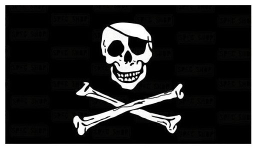 FOSTEX Flaga 90x150cm Pirate Flag