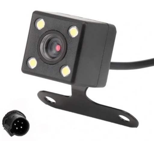 KAMERA COFANIA 4 LED DO WIDEOREJESTRATORA KAMERY SAMOCHODOWEJ 5 PIN