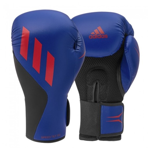 Adidas SPEED TILT 150 rękawice bokserskie niebieskie boks rozmiar 14 OZ