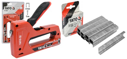 ZSZYWACZ TAKER TAPICERSKI + ZSZYWKI YT-7024 10mm 2-FUNKCYJNY METAL YT-70021