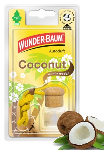 WUNDER BAUM BOTTLE ZAPACH DO AUTA KOKOS ODŚWIEŻACZ