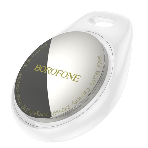 BOROFONE LOKALIZATOR GPS Do APPLE AIR TAG iOS TRACKER FIND MY BC100 BIAŁY