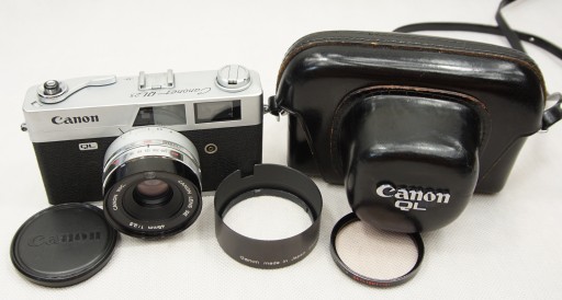 CANON Canonet QL25 z pokrowcem, filtrem itp