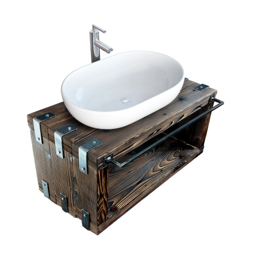 Szafka pod umywalkę 80x38 cm BORYSLAW-Bad Loft