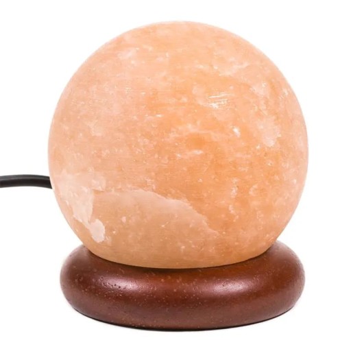 Mini lampa solna kula pomarańczowa USB LED 9cm