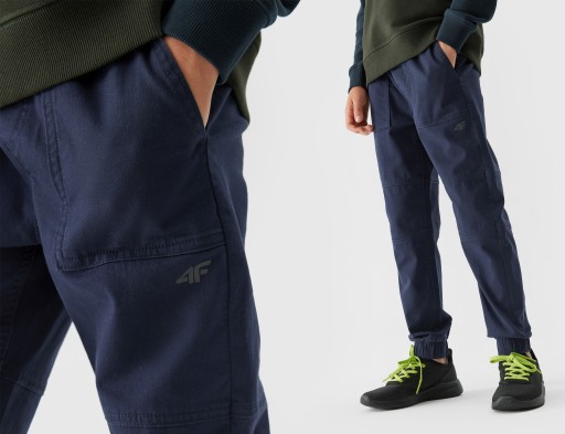 4F SPODNIE CHŁOPIĘCE JOGGERY CASUAL DRESY