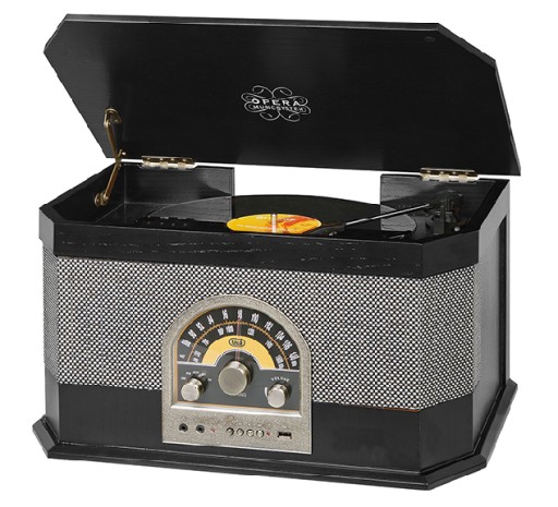 Gramofon RETRO MP3 RADIO BLUETOOTH USB