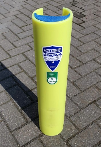 ODBOJNICE OSŁONY CZOŁOWE POLIETYLEN, OSŁONA REGAŁU